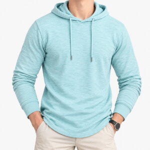Men’s Plus-Size Lightweight Active Hooded Top